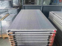 Bộ trao đổi nhiệt bằng nhôm Micro Channel Bộ làm bay hơi cuộn dây ngưng tụ